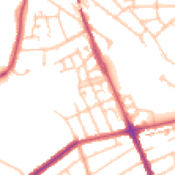 Daytime road noise heatmap for HA2 6FA
