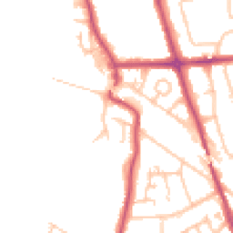 Daytime road noise heatmap for HA2 6NA
