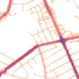 Daytime road noise heatmap for HA2 6PS