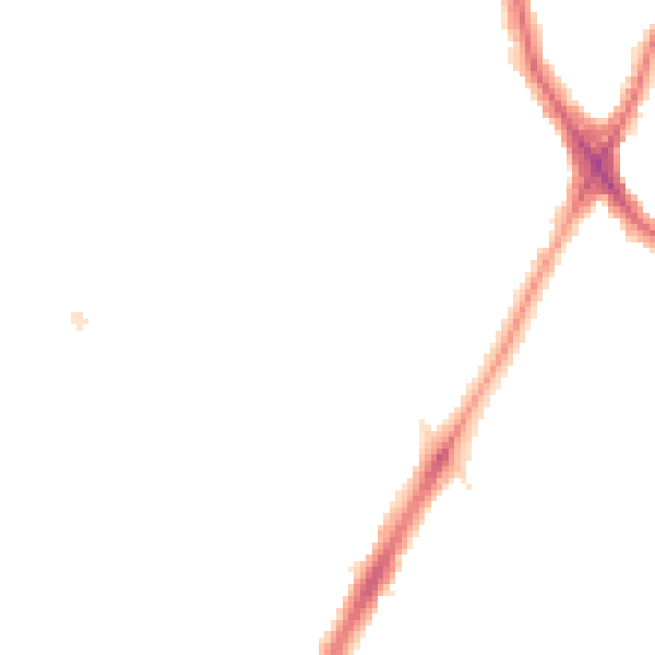 Night-time road noise heatmap for HA2 7QD