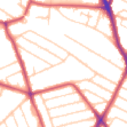 Daytime road noise heatmap for HA2 7RQ