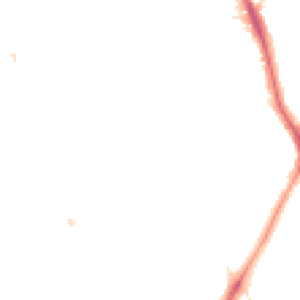 Night-time road noise heatmap for HA2 7RQ