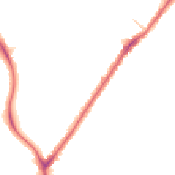 Night-time road noise heatmap for HA2 8EW