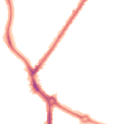 Night-time road noise heatmap for HA2 8JR