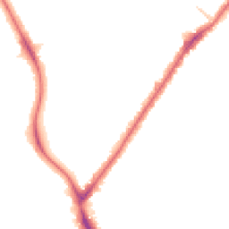Night-time road noise heatmap for HA2 8NE