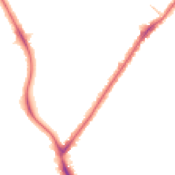 Night-time road noise heatmap for HA2 8NE