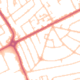 Daytime road noise heatmap for HA2 8RX