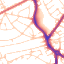 Daytime road noise heatmap for HA2 8TF