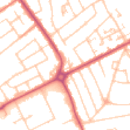 Daytime road noise heatmap for HA2 9AW