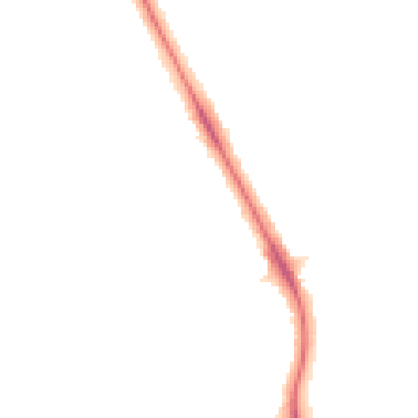 Night-time road noise heatmap for HA2 9DW