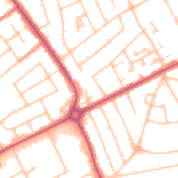 Daytime road noise heatmap for HA2 9FE