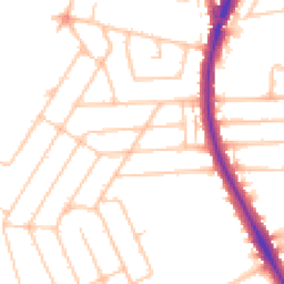 Daytime road noise heatmap for HA2 9JS
