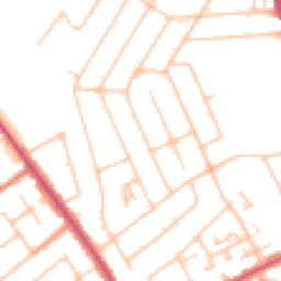 Daytime road noise heatmap for HA2 9NJ
