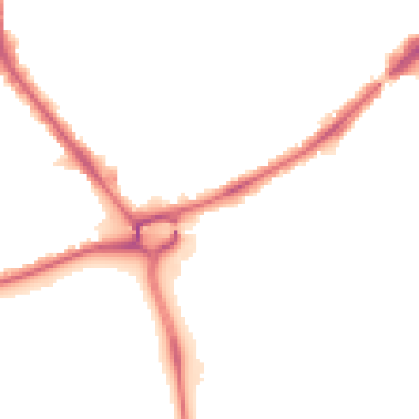 Night-time road noise heatmap for HA3 0AD