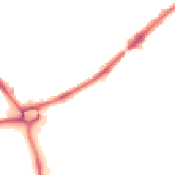 Night-time road noise heatmap for HA3 0AH