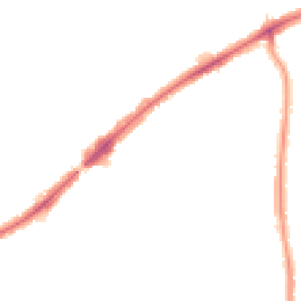 Night-time road noise heatmap for HA3 0BP