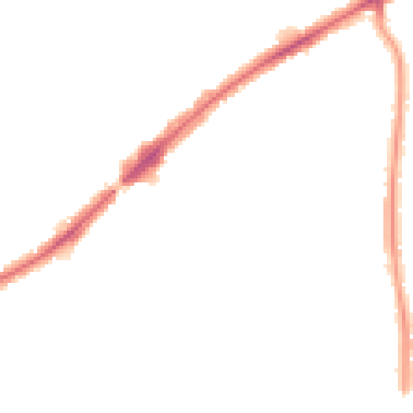 Night-time road noise heatmap for HA3 0BQ
