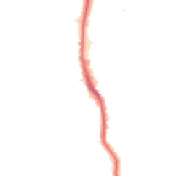 Night-time road noise heatmap for HA3 5EQ