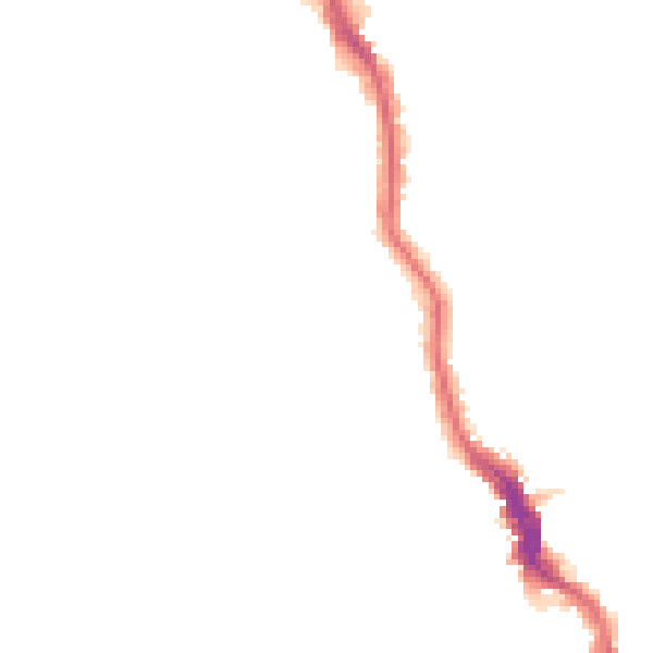 Night-time road noise heatmap for HA3 5NU