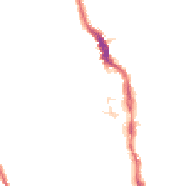 Night-time road noise heatmap for HA3 5QJ