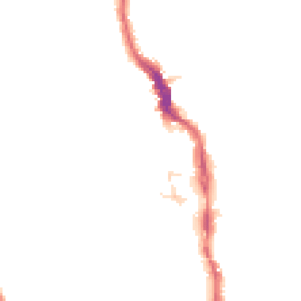 Night-time road noise heatmap for HA3 5QX