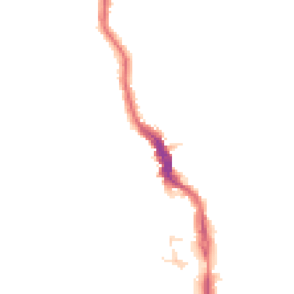 Night-time road noise heatmap for HA3 5TE