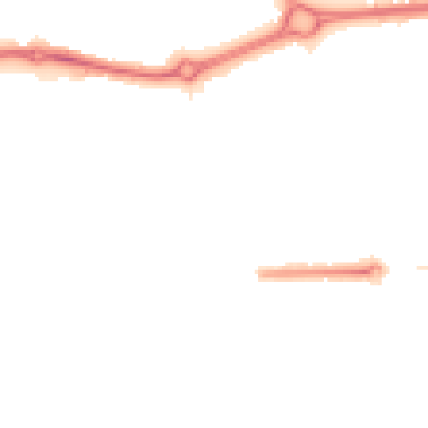 Night-time road noise heatmap for HA3 6FB