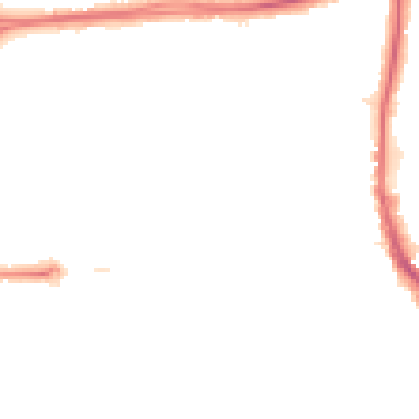 Night-time road noise heatmap for HA3 6JD