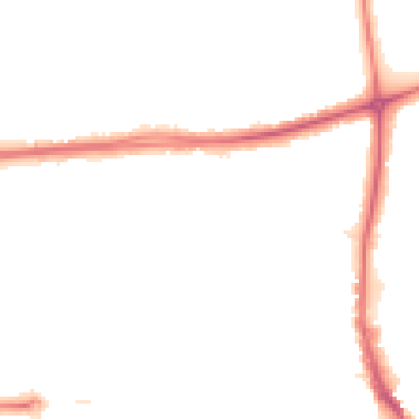 Night-time road noise heatmap for HA3 6JL
