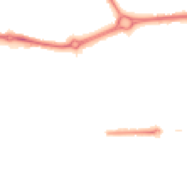 Night-time road noise heatmap for HA3 6PG