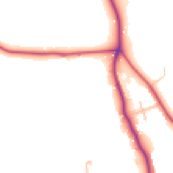 Daytime road noise heatmap for HA3 6SB