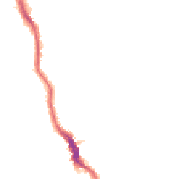 Night-time road noise heatmap for HA3 7EH