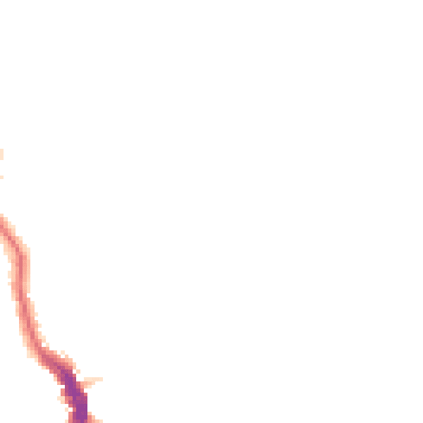 Night-time road noise heatmap for HA3 7HU