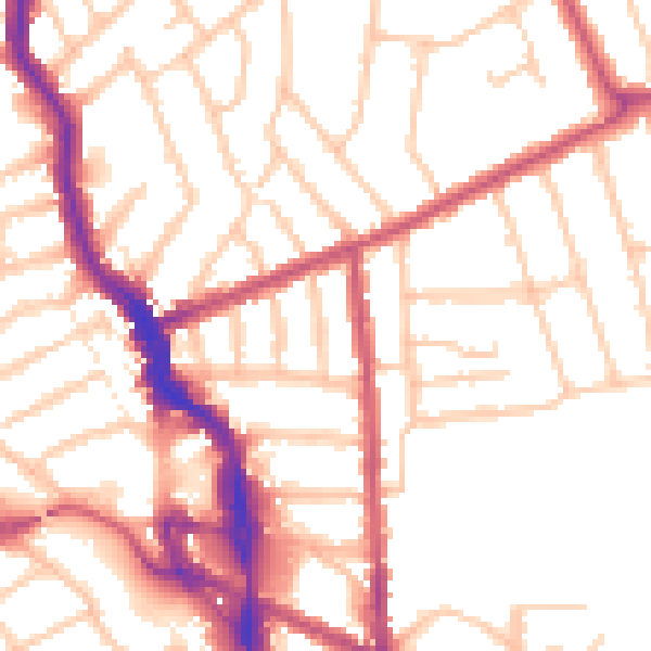 Daytime road noise heatmap for HA3 7NH