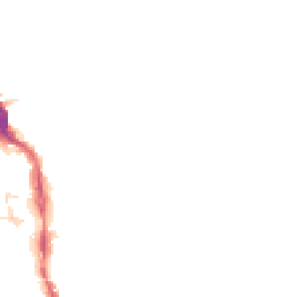 Night-time road noise heatmap for HA3 7PJ