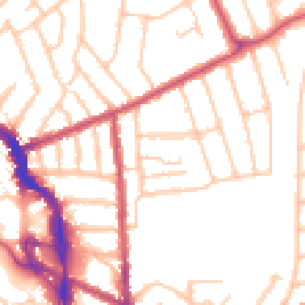 Daytime road noise heatmap for HA3 7RT