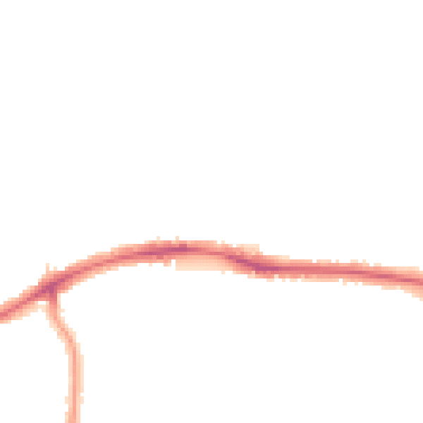 Night-time road noise heatmap for HA3 9EG