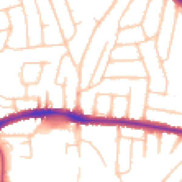 Daytime road noise heatmap for HA3 9JR