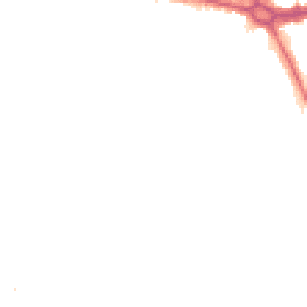 Night-time road noise heatmap for HA3 9RF