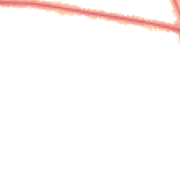 Night-time road noise heatmap for HA3 9SH