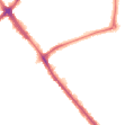 Night-time road noise heatmap for HA8 0AL