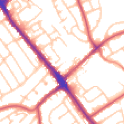 Daytime road noise heatmap for HA8 0AY