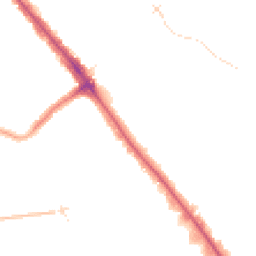 Night-time road noise heatmap for HA8 0BN