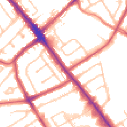 Daytime road noise heatmap for HA8 0BW