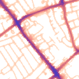 Daytime road noise heatmap for HA8 0FH