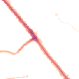 Night-time road noise heatmap for HA8 0FW