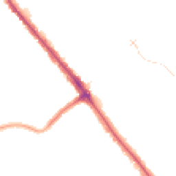 Night-time road noise heatmap for HA8 0LL