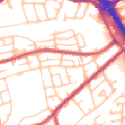 Daytime road noise heatmap for HA8 0PP
