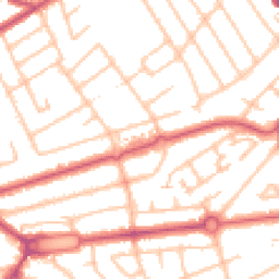 Daytime road noise heatmap for HA8 5QH