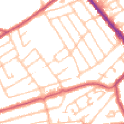 Daytime road noise heatmap for HA8 5SQ